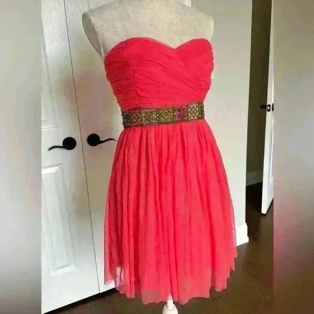 Hot pink dress FOREVER21 - Picture 4 of 9
